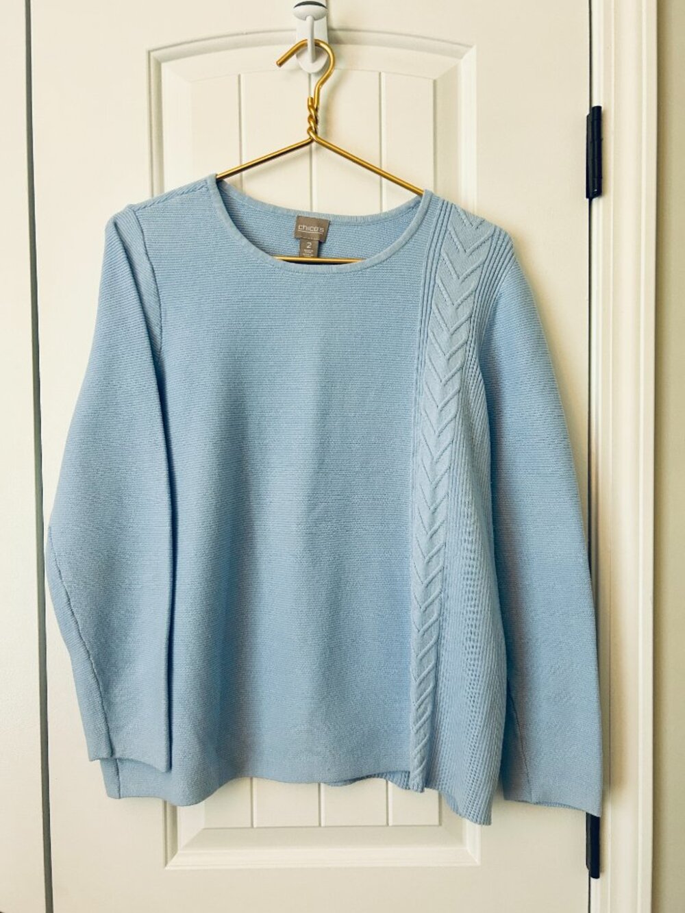 Chico's light blue pullover sweater - Size 2 (US Medium 12)
